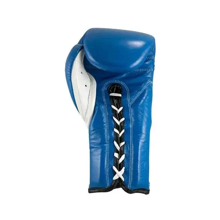 Cleto-Style Professional Blue Boxing Gloves – Premium Lace-Up Training Gloves | PunchPro Boxing - PunchPro Boxing