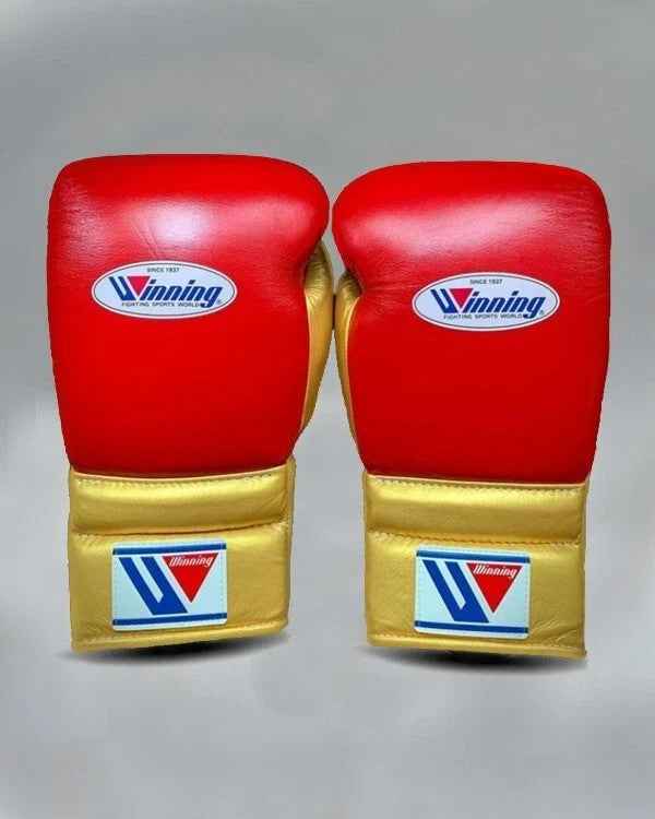 Winning Professional Boxing Training Set - Custom Maroon & Metallic Gold (Gloves, Headgear & Groin Guard) - PunchPro Boxing
