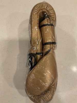 Cleto Reyes Metallic Gold Hook and Loop Training Gloves - PunchPro Boxing