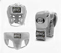 Cleto Reyes Elite Silver Lace-Up Sparring Set - PunchPro Boxing
