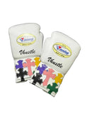 Winning White Puzzle Boxing Gloves - Premium Winning Boxing Gloves for Performance and Style - PunchPro Boxing