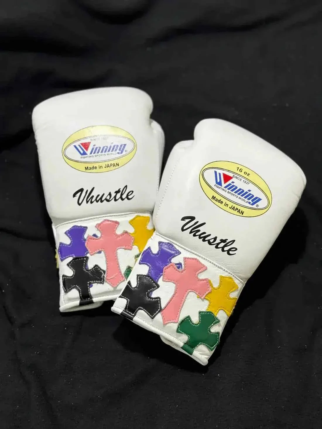 Winning Boxing Training Set - Custom Multi-Color Cross Patch Edition - PunchPro Boxing