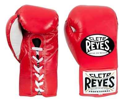 Cleto Reyes Training Gloves - Professional Lace-Up Sparring & Training Gloves in Classic Red - All Sizes Available - PunchPro Boxing
