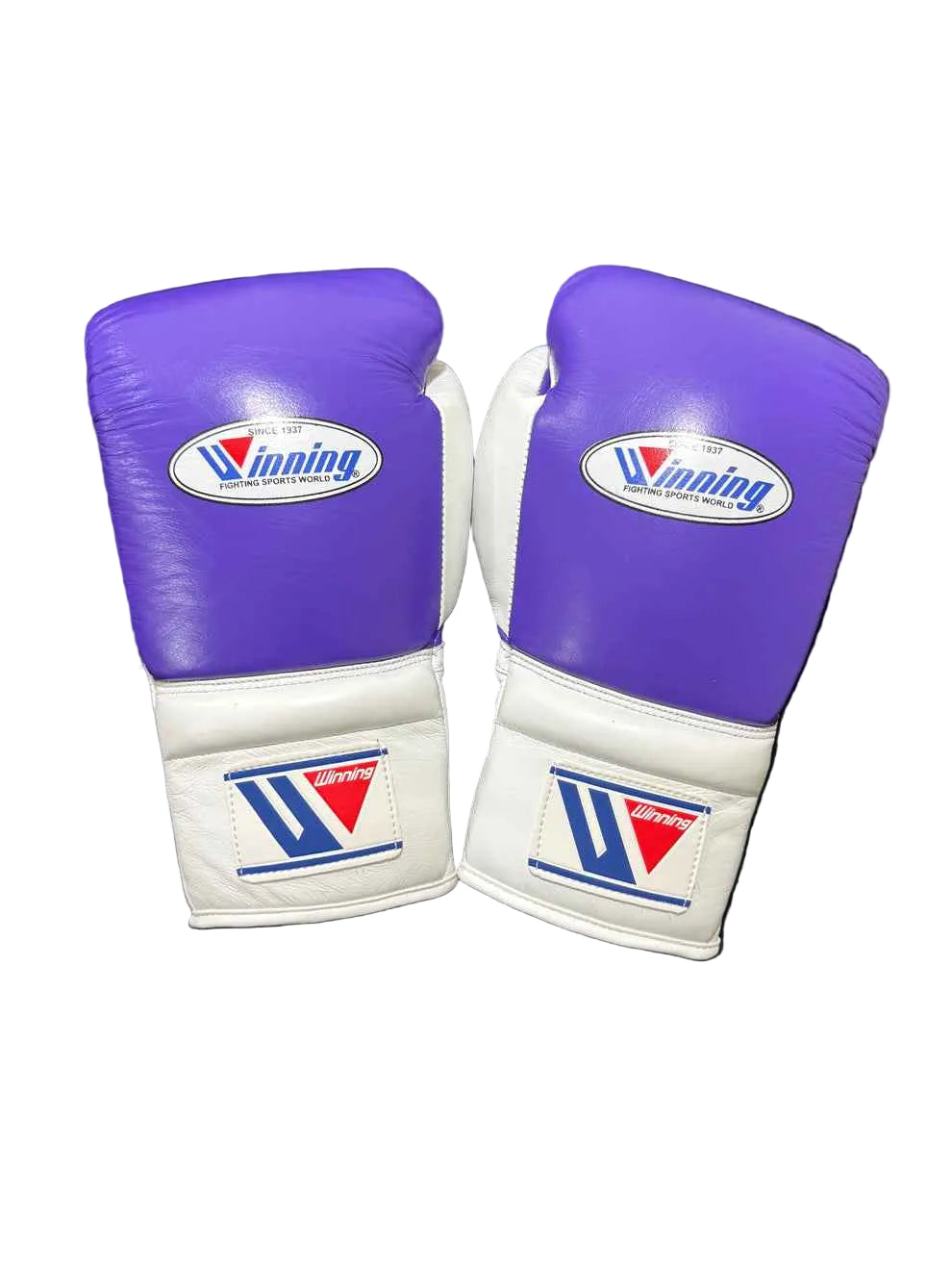 Custom Boxing Gloves - Winning Purple & White Premium Sparring Edition - PunchPro Boxing