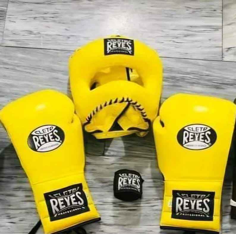 Cleto Reyes Yellow Sparring Set - PunchPro Boxing