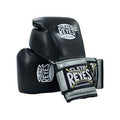 Cleto Reyes Professional High-Compression Hook & Loop Training & Sparring Gloves - Black & Silver - All Sizes Available - PunchPro Boxing