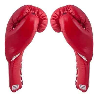 Cleto Reyes Training Gloves - Professional Lace-Up Sparring & Training Gloves in Classic Red - All Sizes Available - PunchPro Boxing