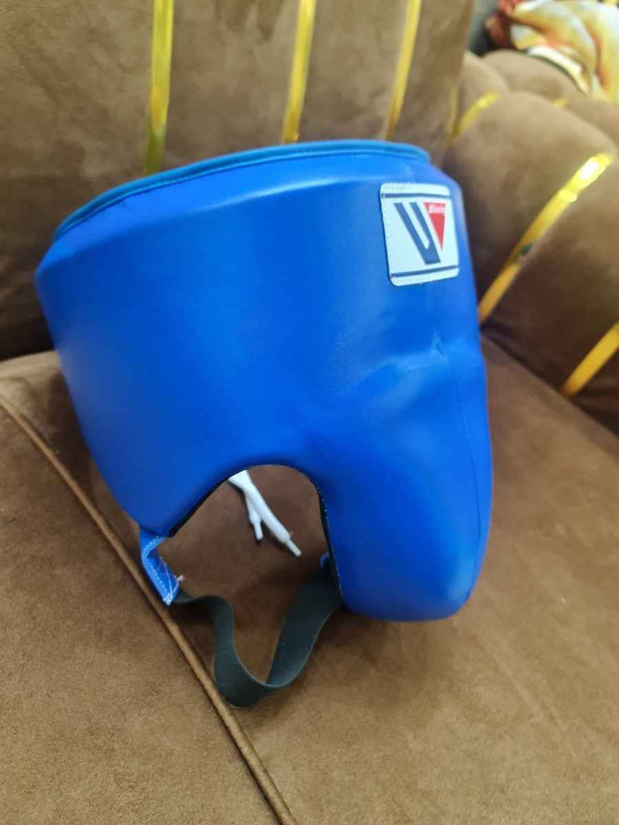 Winning Professional Boxing Training Set - Blue (Gloves, Headgear & Groin Guard) - PunchPro Boxing