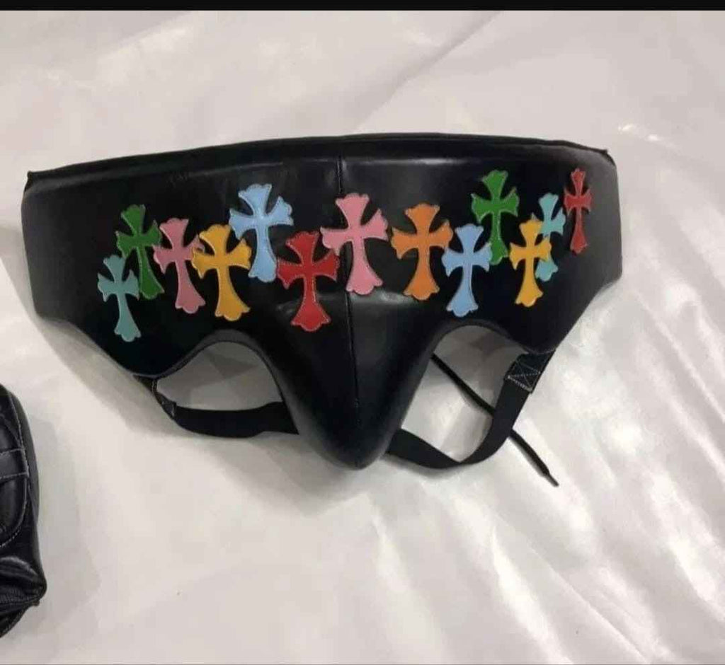 Winning Professional Boxing Training Set - Custom Chrome Hearts Multi-Color Cross Patch Edition - PunchPro Boxing