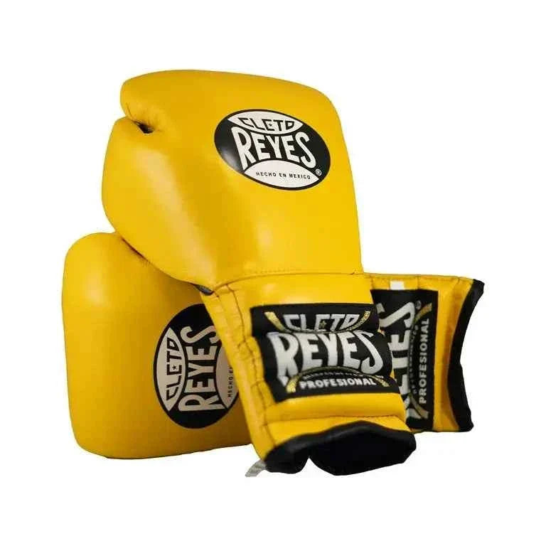 Cleto Reyes Yellow Boxing Gloves – Lace-Up | PunchPro Boxing - PunchPro Boxing