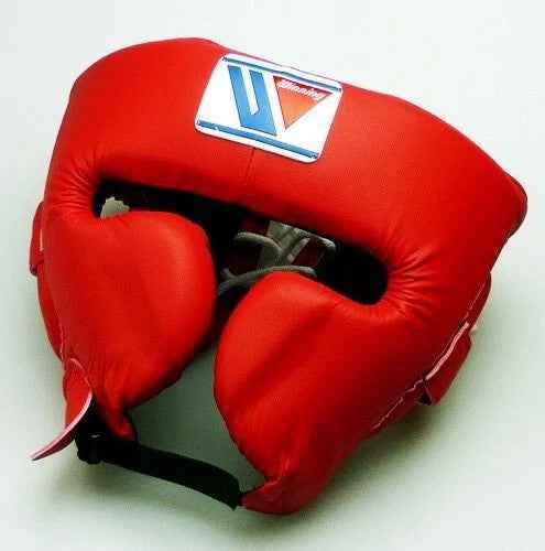 Winning Professional Boxing Training Set - Custom Maroon & Metallic Gold (Gloves, Headgear & Groin Guard) - PunchPro Boxing