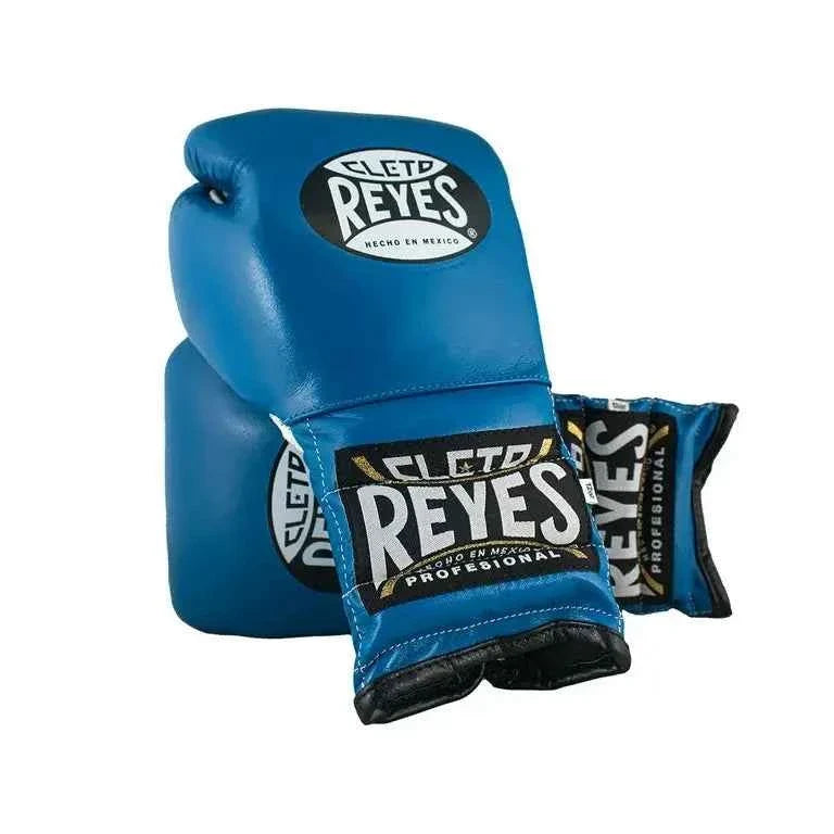 Cleto-Style Professional Blue Boxing Gloves – Premium Lace-Up Training Gloves | PunchPro Boxing - PunchPro Boxing