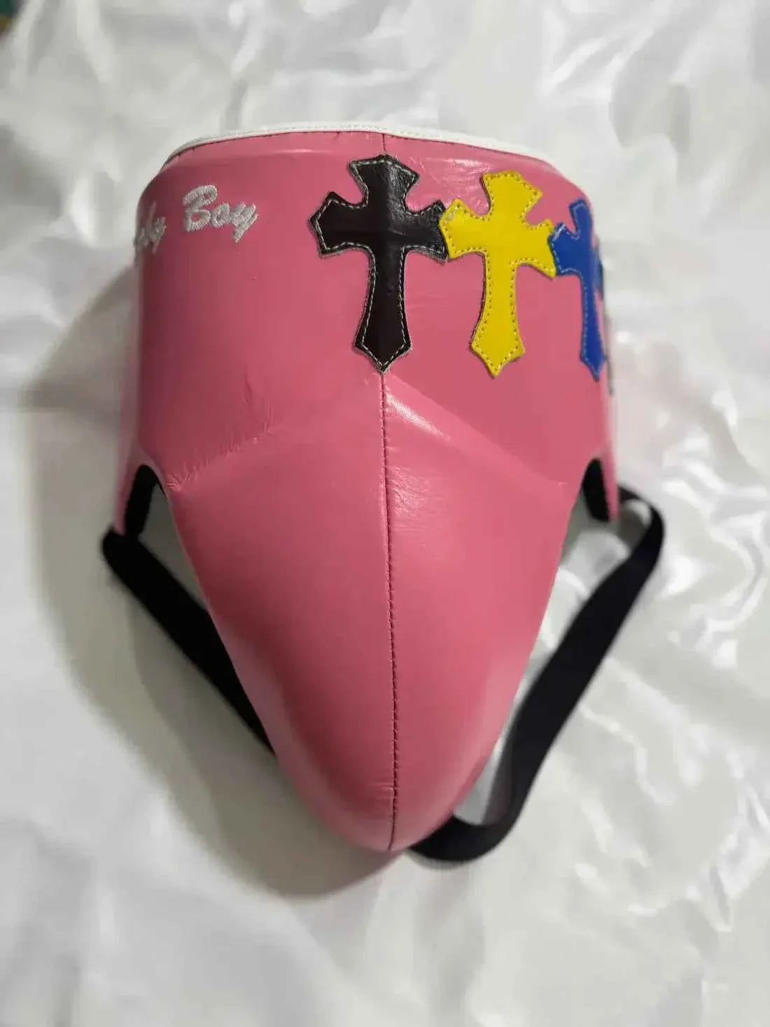 Winning Professional Boxing Training Set - Custom Pink Multi-Color Cross Patch Edition - PunchPro Boxing