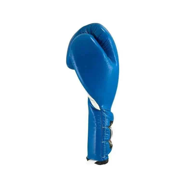 Cleto-Style Professional Blue Boxing Gloves – Premium Lace-Up Training Gloves | PunchPro Boxing - PunchPro Boxing
