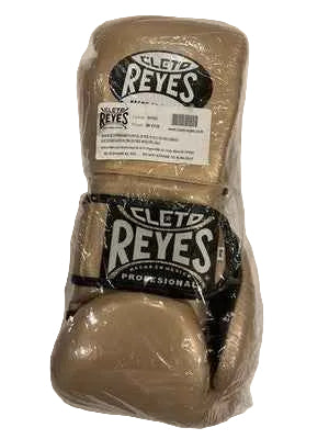 Cleto Reyes Metallic Gold Hook and Loop Training Gloves - PunchPro Boxing