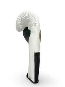 No Boxing No Life Gloves - Training and Sparring Gloves in White/Black - 8oz to 20oz for Optimal Protection and Performance - PunchPro Boxing