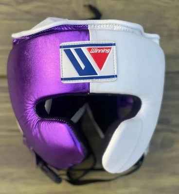 Winning Professional Boxing Training Set - Custom Metallic Purple & White Edition for Ultimate Training - PunchPro Boxing