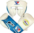Winning Professional Boxing Training Set - Custom White & Sky Blue Edition - PunchPro Boxing