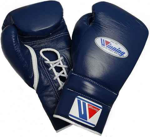 Premium Navy Boxing Gloves for Training & Sparring - Available in 8oz, 10oz, 12oz, 14oz, 16oz - PunchPro Boxing