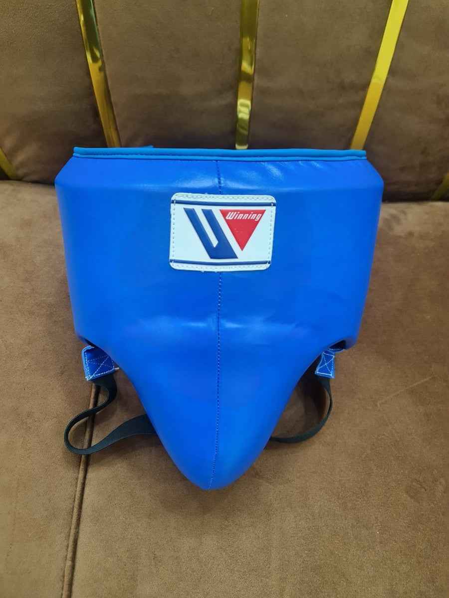 Winning Professional Boxing Training Set - Blue (Gloves, Headgear & Groin Guard) - PunchPro Boxing