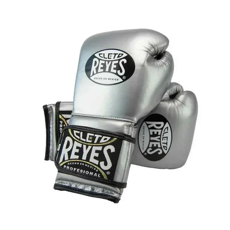 Cleto-Style Professional Silver Boxing Gloves – Premium Training Gloves | PunchPro Boxing - PunchPro Boxing