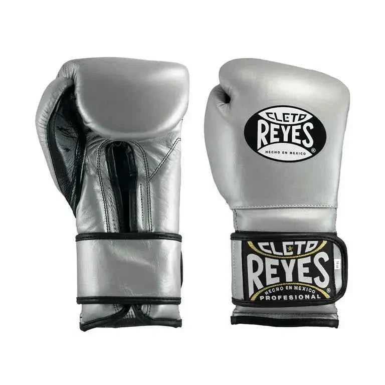 Cleto-Style Professional Silver Boxing Gloves – Premium Training Gloves | PunchPro Boxing - PunchPro Boxing