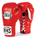 Cleto Reyes Training Gloves - Professional Lace-Up Sparring & Training Gloves in Classic Red - All Sizes Available - PunchPro Boxing