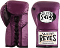 Cleto Reyes Professional Lace-Up Training & Sparring Gloves - Metallic Purple - All Sizes Available - PunchPro Boxing