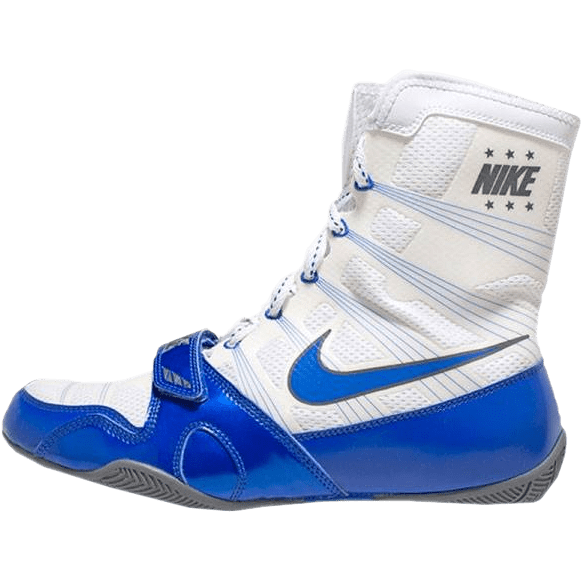 Nike HyperKo Boxing Shoes - White/Royal Blue