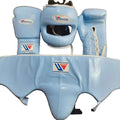 Winning Boxing Set Blue | Pro Fight Gloves, FG-5000 Headgear & Groin Protector - PunchPro Boxing