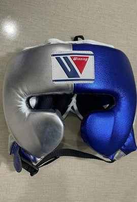 Winning Professional Boxing Training Set - Custom Metallic Silver & Royal Blue Edition | Premium Boxing Training Set - PunchPro Boxing