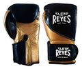 Cleto Reyes Training Sparring Gloves - High-Compression Hook & Loop - Metallic Gold & Black - All Sizes Available - PunchPro Boxing