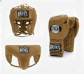 Cleto Reyes Vintage Brown Lace-Up Sparring Set - PunchPro Boxing