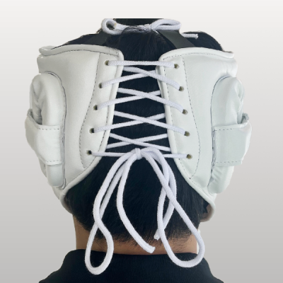 Winning FG-5000 Face Saver Headgear – White | Full-Face Protection for Boxing & Sparring - PunchPro Boxing
