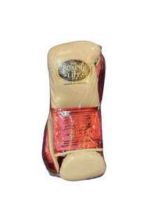 No Boxing No Life Professional Lace-Up Boxing Gloves - Red & White Edition - PunchPro Boxing