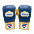 Winning Japan Professional Boxing Gloves MS-600 - Navy Blue & Metallic Gold Custom Edition - PunchPro Boxing
