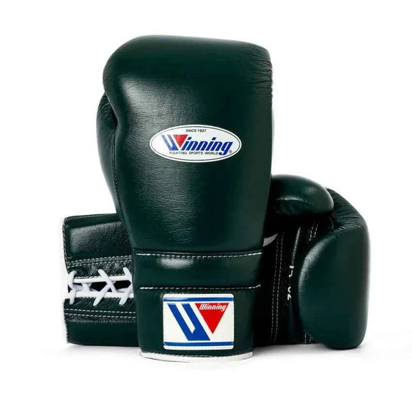 Winning Japan Boxing Gloves MS-600 - British Racing Green Custom Edition - PunchPro Boxing