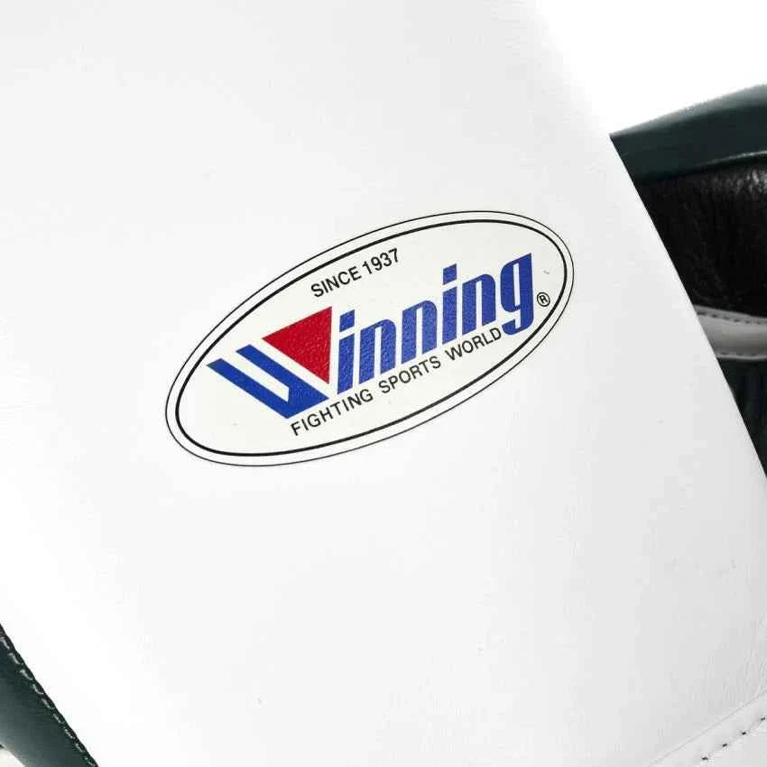 Winning Japan Boxing Gloves MS-500 - White & British Racing Green Custom Edition - PunchPro Boxing