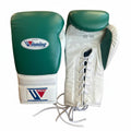Winning Japan Boxing Gloves MS-600 - Forest Green & White Custom Edition - PunchPro Boxing