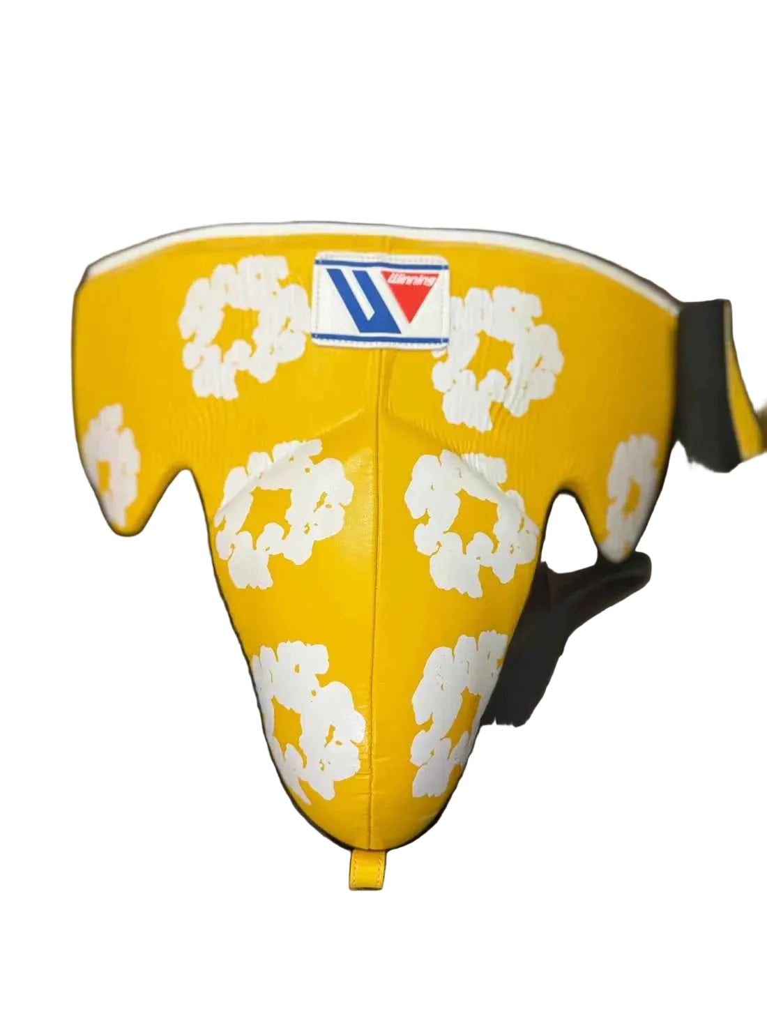 Winning Japan Groinguard CPS-500 - Custom Yellow & White Floral Edition - PunchPro Boxing