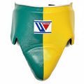 Winning Japan Groinguard CPS-500 - Custom Green & Yellow Two-Tone Design - PunchPro Boxing