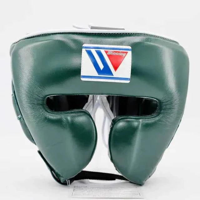 Winning Japan Boxing Headgear FG-2900 - Forest Green Custom Edition - PunchPro Boxing