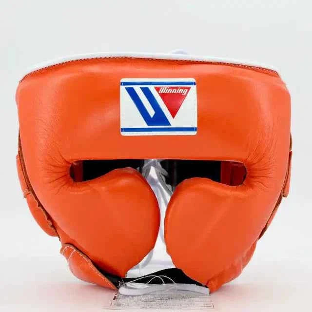 Winning Japan Boxing Headgear FG-2900 - Classic Orange Custom Edition - PunchPro Boxing