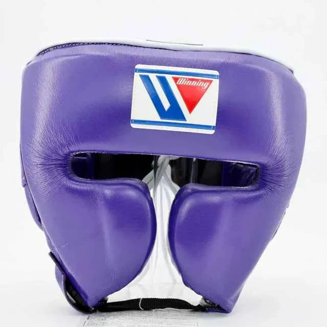 Winning Japan Professional Boxing Headgear FG-2900 - Royal Purple Custom Edition - PunchPro Boxing