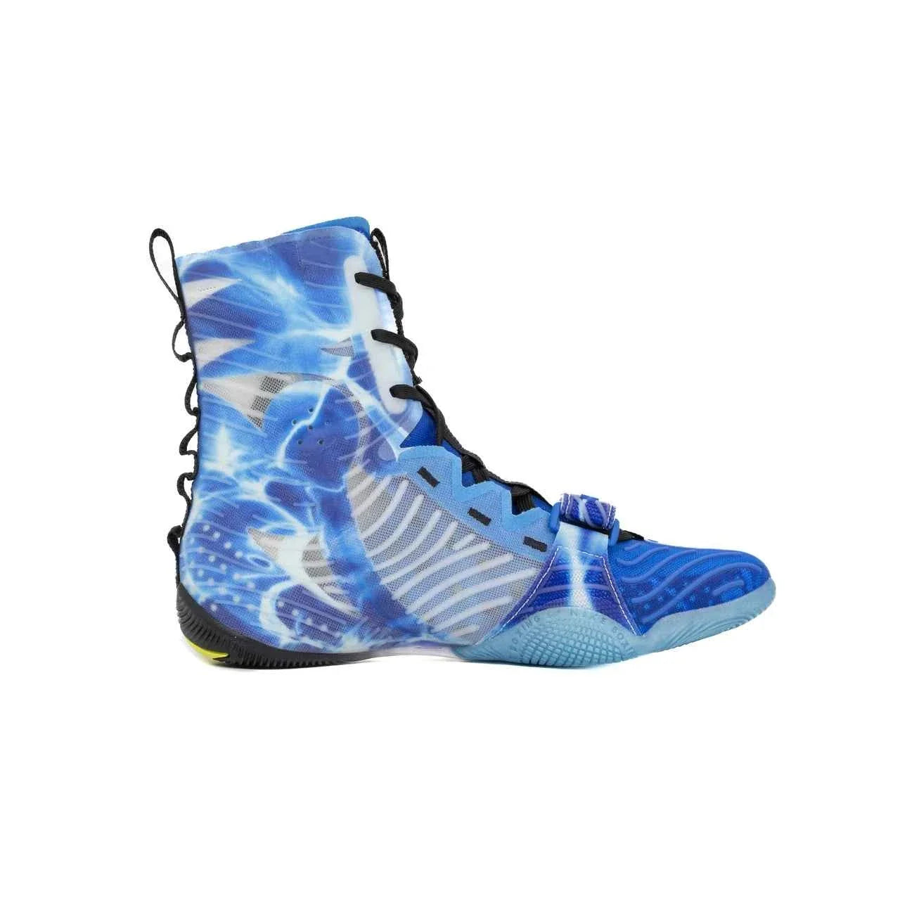Nike Hyperko 2 Boxing Boots | Blue/Yellow ‘Waves’ – Lightweight Grip