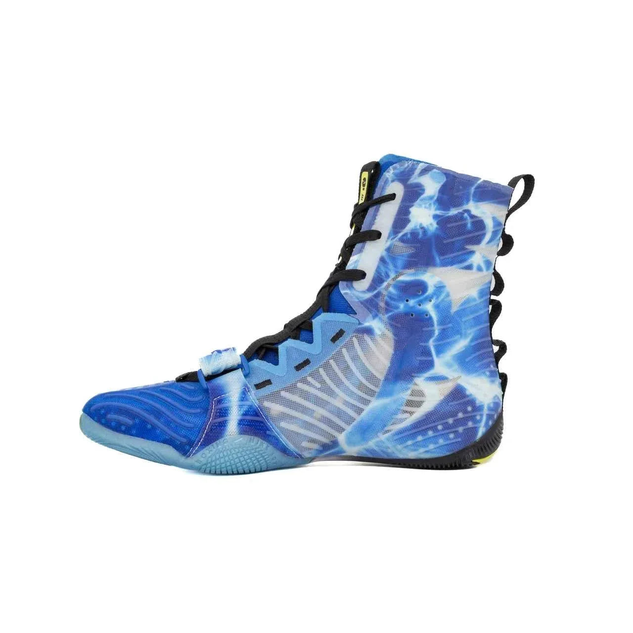 Nike Hyperko 2 Boxing Boots | Blue/Yellow ‘Waves’ – Lightweight Grip