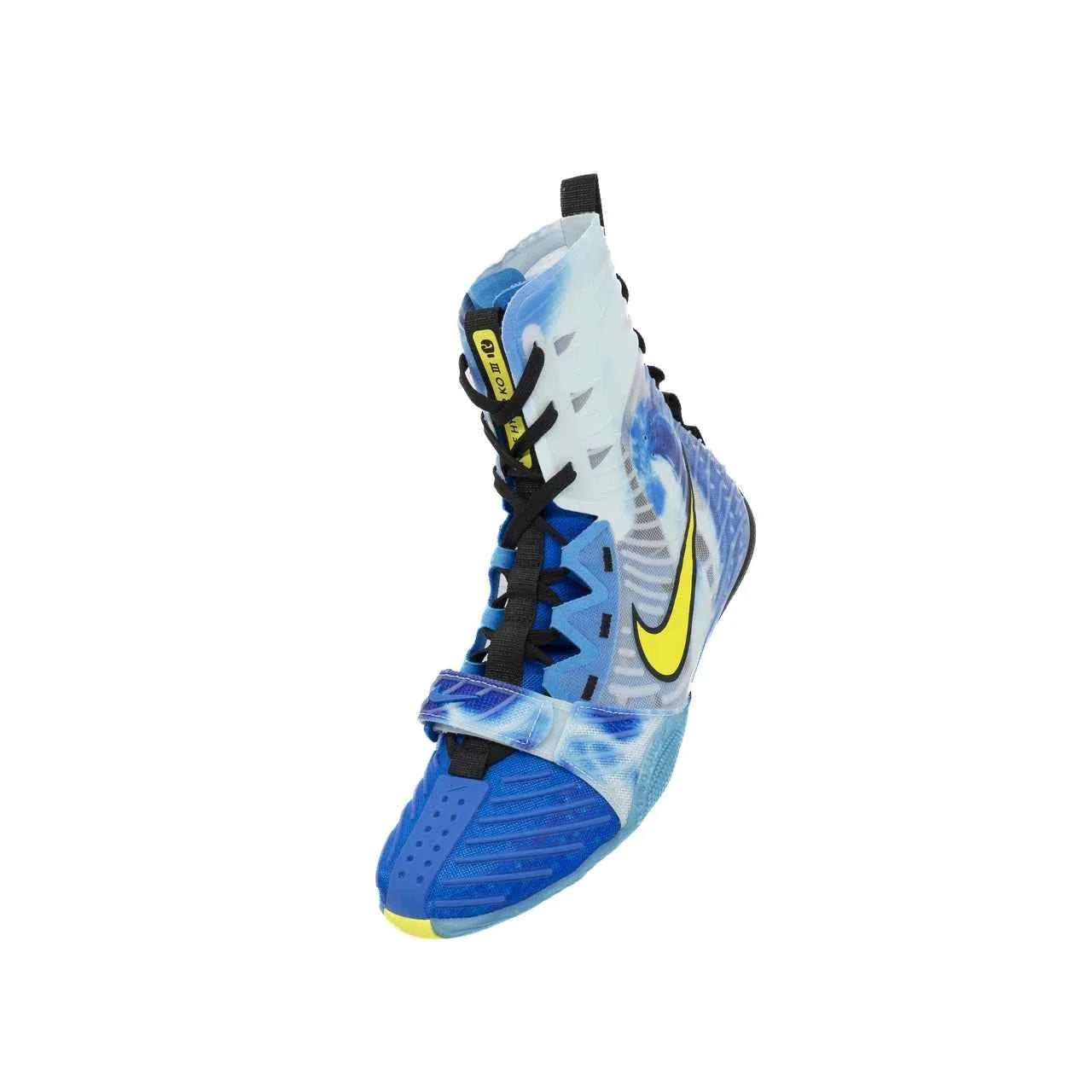 Nike Hyperko 2 Boxing Boots | Blue/Yellow ‘Waves’ – Lightweight Grip