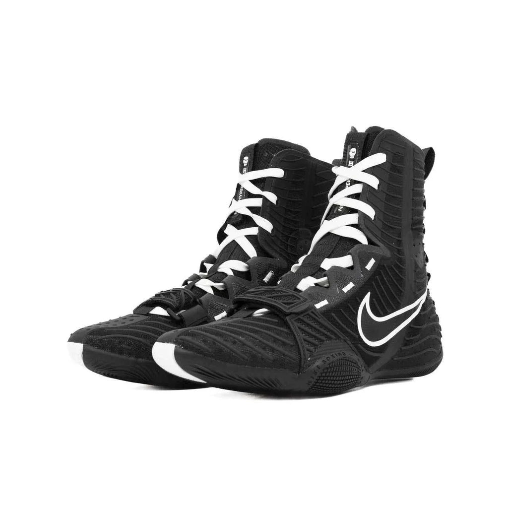 Nike Hyperko 2 Boxing Boots | Black/White – Lightweight Ring Support
