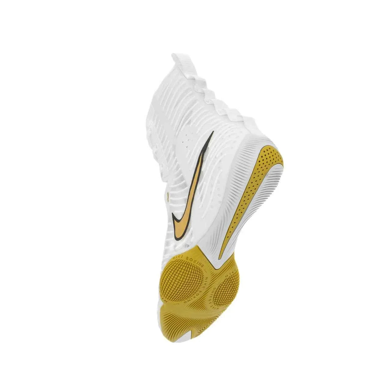 Nike Hyperko 2 Boxing Boots | White/Metallic Gold – Elite Speed & Grip