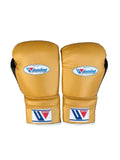 Winning Japan Sparring Set - Professional Custom Metallic Gold & Stealth Black Two-Tone Edition - PunchPro Boxing